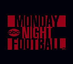 ABC Monday Night Football (USA) Title Screen